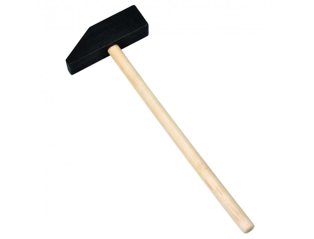 MARTEAU BABYLON EN BOIS 17 CM COLORIS NOIR