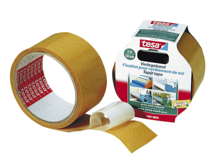 TOILE ADHSIVE TESA DOUBLE-FACE FIXATION REVTEMENT SOL 50MMX25M