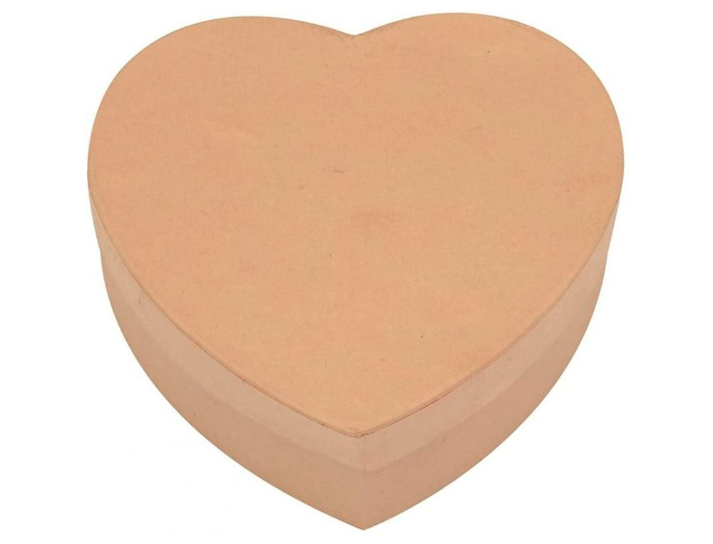 BOITE O'COLOR CARTON A DECORER FORME COEUR 9X5CM LOT 10 UNITES