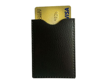TUI PROTGE-CB KOKOON PROTECT COUSU DOUBLE DEFENDER BARRIRE RFID 1 CARTE 57X87MM SIMILI CUIR NOIR
