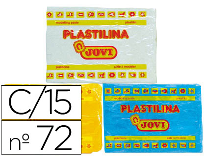PTE  MODELER JOVI PLASTILINA VGTALE ASSORTIMENT 15 PAINS 350G